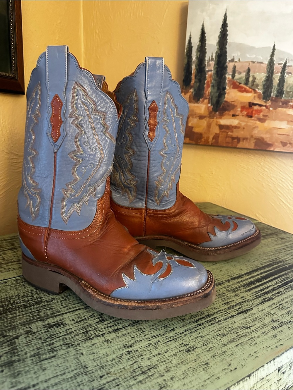 Vintage Lucchese 2000 T1535KD Western Boots — Women’s 8.5B